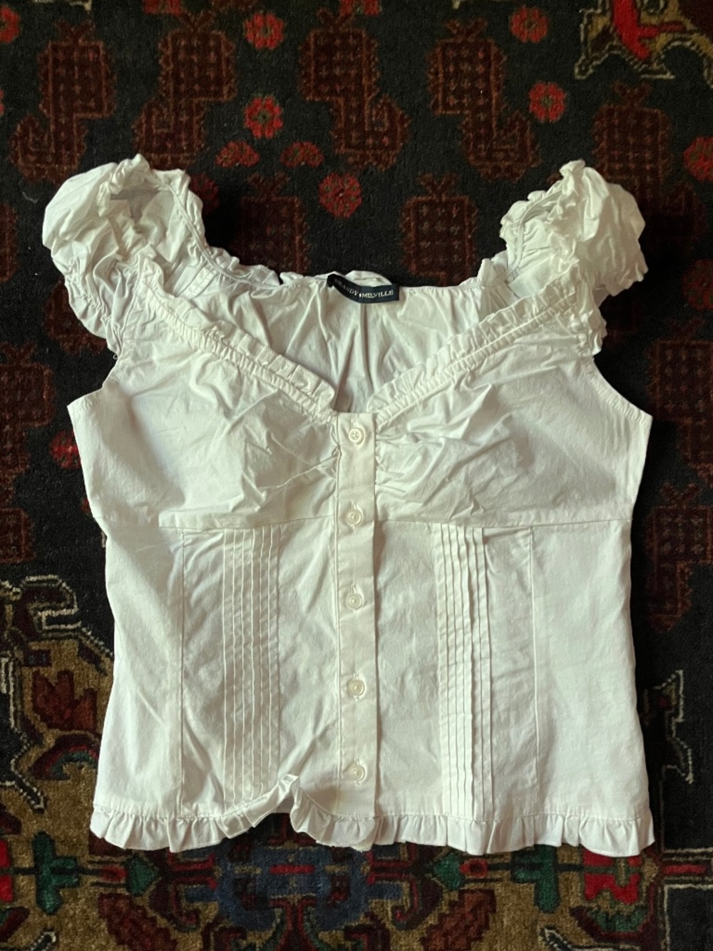 Brandy Elara top white - Picture 2 of 3